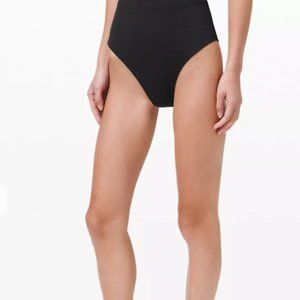 Lulu lemon reversible black bikini bottom